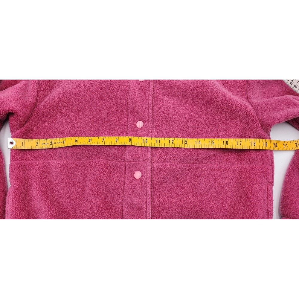 Vintage Woolrich Fleece Jacket Small Pink Made in USA Full Snap Front 90s Retro - Picture 6 of 14